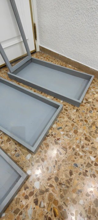 3 Vitrinas Expositoras madera,cristal y  Cerradura