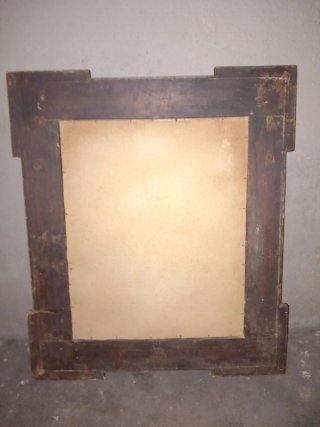 Cuadro antiguo marco madera