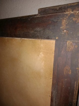 Cuadro antiguo marco madera