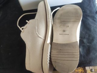 Zapatos comunión niño beige talla 34