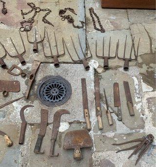 Vecchi attrezzi agricoli Da 5 a 8€ al pezzo