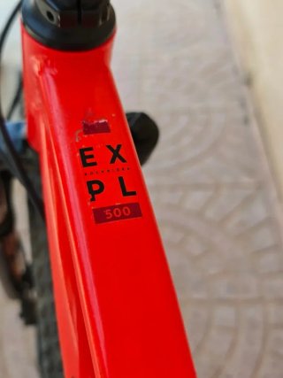Rockrider Explorer 500 Naranja - Bicicleta montaña