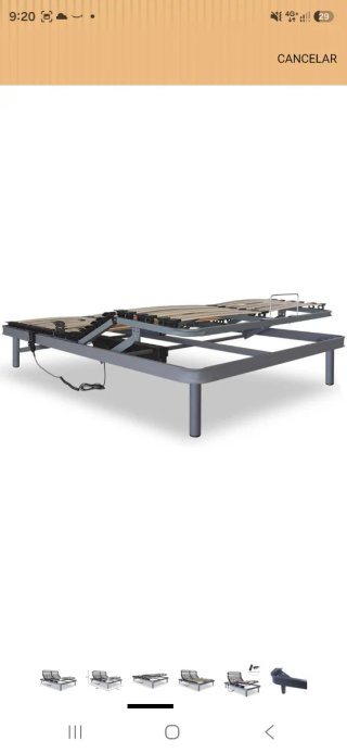 Cama articulada 135 cm