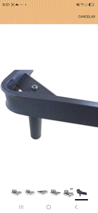Cama articulada 135 cm