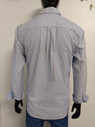 Camisa de rayas azul Lefties