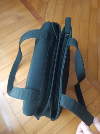 Borsa a spalla Sergio Tacchini nera