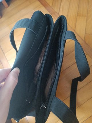 Borsa a spalla Sergio Tacchini nera