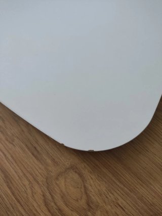 Pack 2 Mesitas Triangulares Madera Blanca