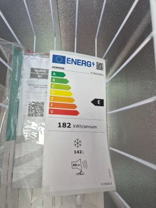 hisense ft184d4awye congelador arcón 142 litros