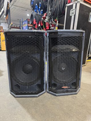 Pareja Altavoces Apogee AE5 con Flight Case