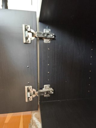 Lapviken Mueble TV Ikea Negro/MarrónURGENTE