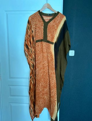 Vestido Kaftan Multicolor