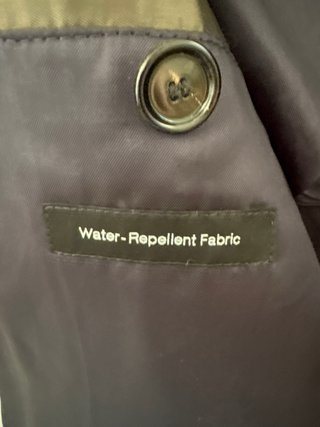 Gabardina azul marino Boss