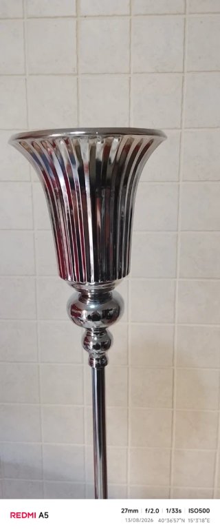 Set 2 vasi metallo vintage