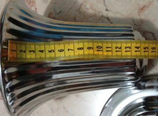 Set 2 vasi metallo vintage