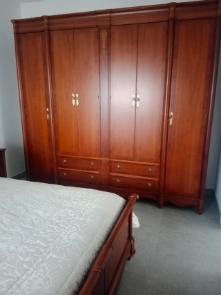 Dormitorio completo: Cama 150 + Armario 250