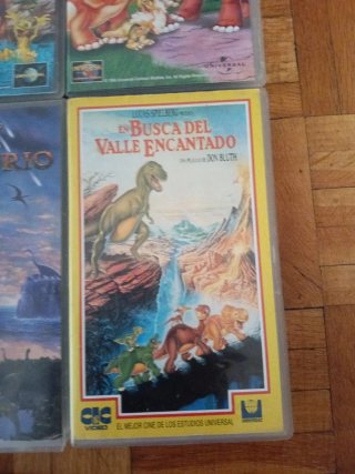 Lote VHS Dinosaurios En Busca del Valle Encantado