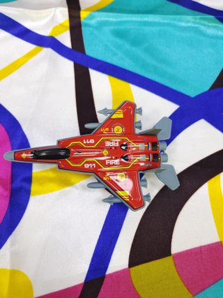 Avión de Juguete Bomberos 911