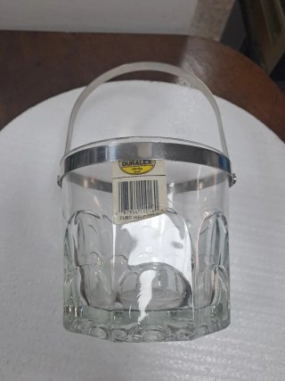 Cubeta Hielo Duralex Cristal y Metal
