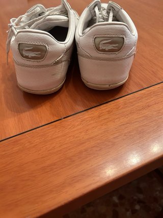 Zapatillas Lacoste piel,Blancas Talla 42