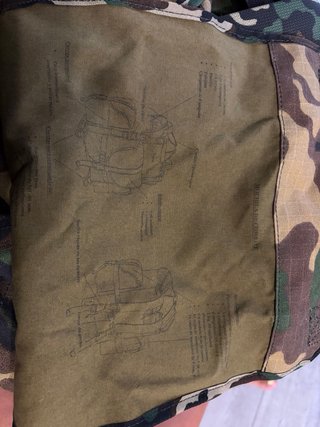 Mochila camuflaje militar