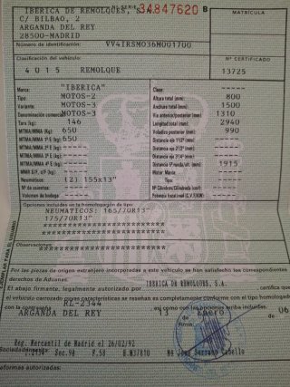 Remolque para 3 motos