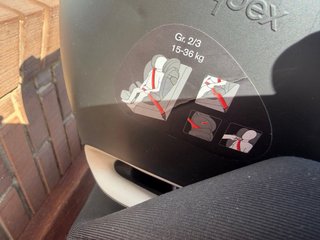 Silla de coche para bebé negra