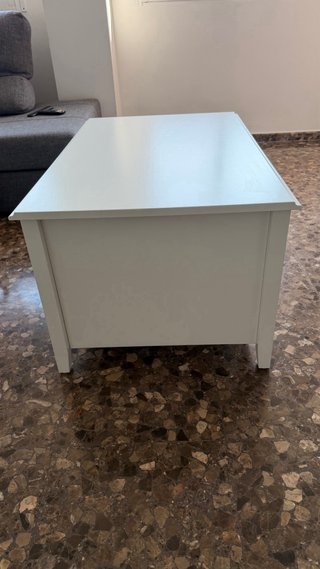 Mesa de centro elevable VITTERYD blanca