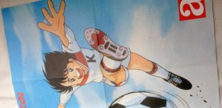 5 Posters SUPERGOL Oliver y Benji Años 90