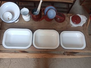 SAN IGNACIO: FUENTES, PLATOS, OLLA, CACEROLA...