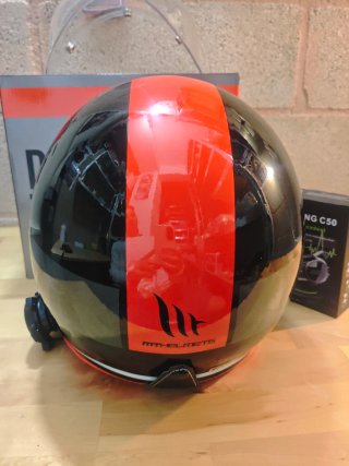 Casco MT Le Mans 2 SV M + Manos Libres + Extras