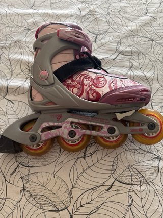 Patines niña talla ajustable + protecciones