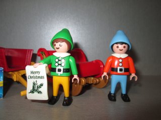 Playmobil Papá Noel y Elfos