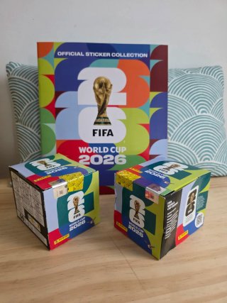 Álbum Mundial FIFA 2026 y 2 Cajas