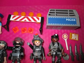 Lote Playmobil Policías y Fuerzas Especiales