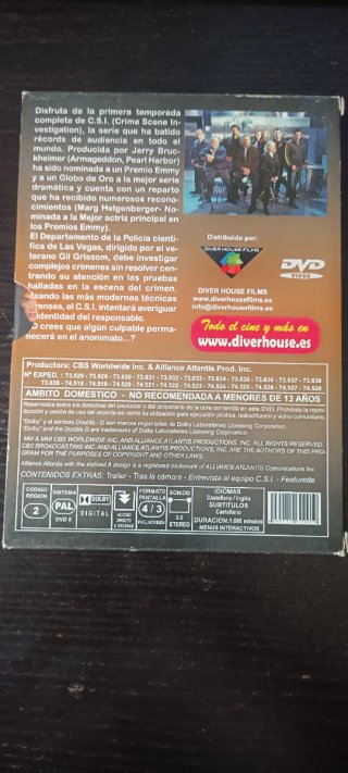 Pack CSI Las Vegas Temporadas 1-3 DVD