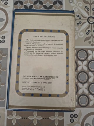 VHS Los Amores de Angelica (1983) Coleccionismo