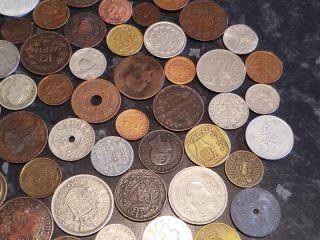 Colección de monedas antiguas