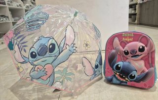 Conjunto mochila y paraguas Disney