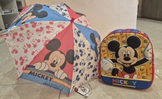 Conjunto mochila y paraguas Disney