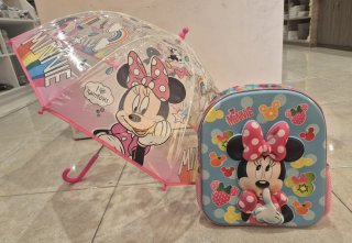 Conjunto mochila y paraguas Disney