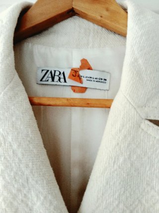 Abrigo Zara Verano Viscosa Talla L