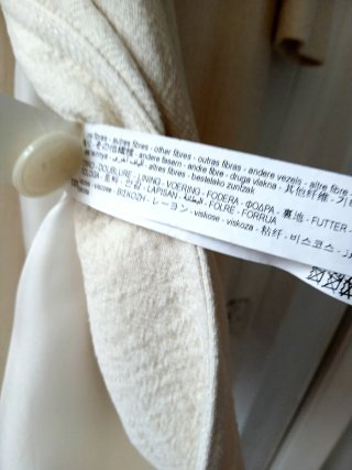 Abrigo Zara Verano Viscosa Talla L