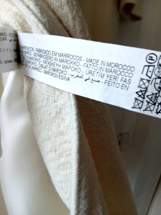 Abrigo Zara Verano Viscosa Talla L