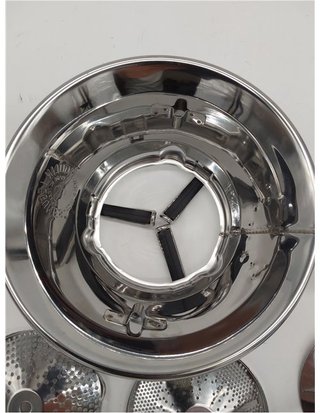 Moulinex Classic - Molinillo de verduras manual - incluye dos parrillas - acero inoxidable - tamaño pequeño - apto para lavavajillas