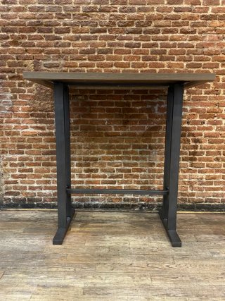 Mesa alta madera y metal