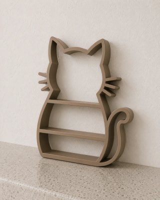 Estantería con forma de gato