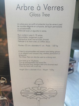 Árbol para copas L'Atelier du Vin