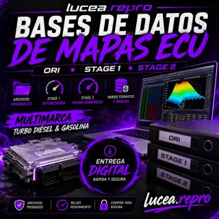 Bases de datos mapas ECU (ORI, Stage 1, Stage 2)