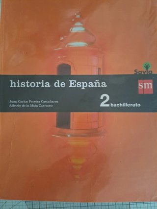 Libro historia de España 2° bachillerato